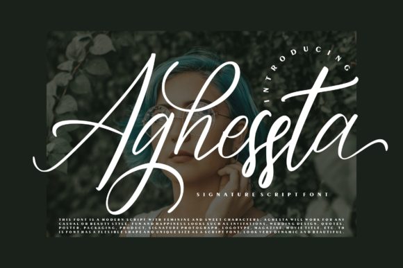 Aghessta Script: A Luxury Calligraphy Font for Crafters