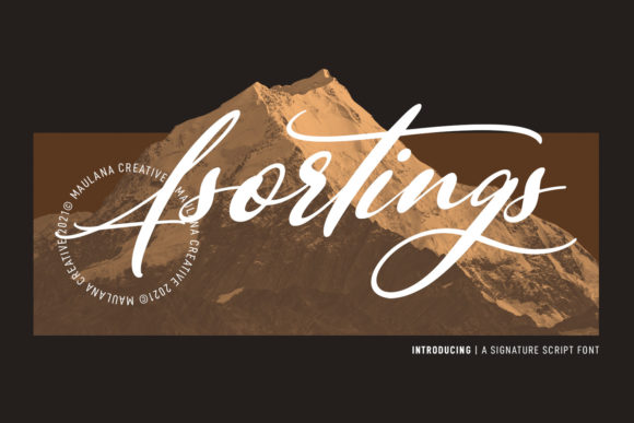 Asortings Script Font for Professional Branding