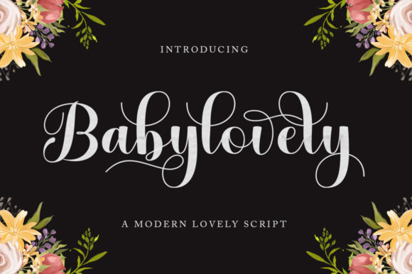 Baby Lovely Script: A Polished Typeface for Branding