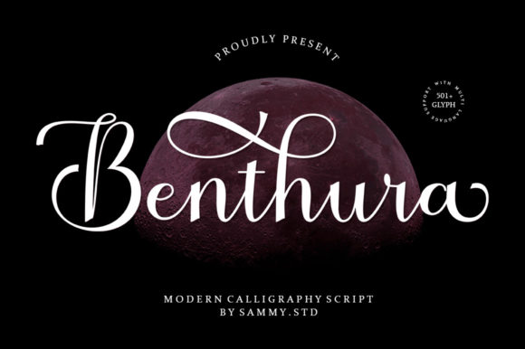 Benthura Script: A Delicate Typeface for Elegant Brands