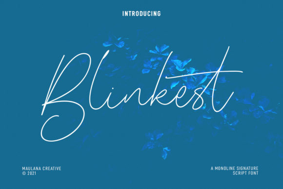 Blinkest Script: A Typeface for Editorial Charm