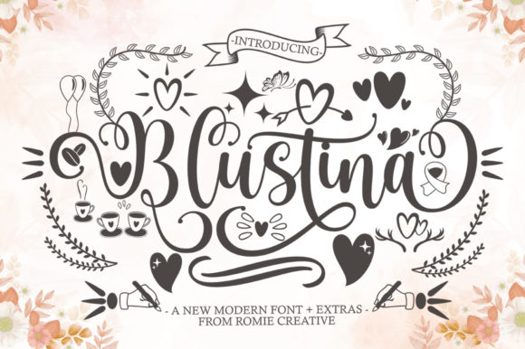 Blustina Script: The Premium Typeface for Scroll-Stopping Design