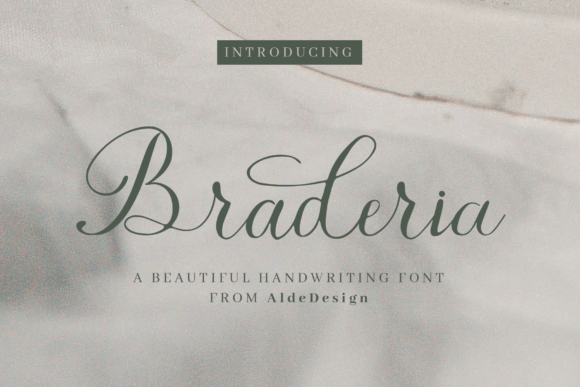 Braderia Script: A Typeface for Editorial Charm
