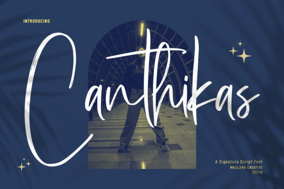 Canthikas Script: A Luxe Typeface for Makers