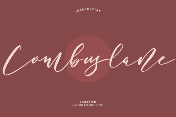 Combuslane Script: A Modern Typeface for Web Design