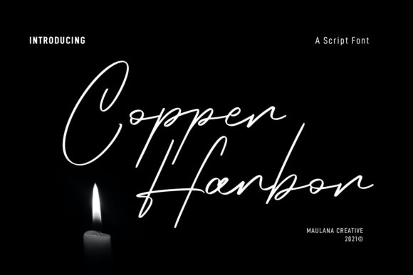 Copper Harbor Script: A Handwritten Font for Branding