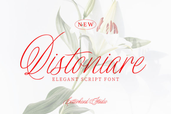 Distoniare Script: A Handwritten Font for Branding