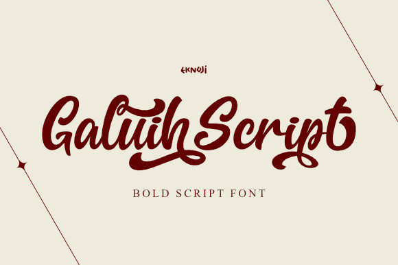 Galiuh Script: A Bold Handwritten Font for Campaigns