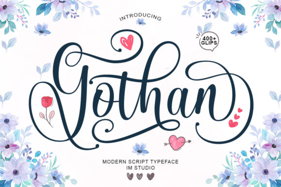 Gothan Script: A Premium Typeface for Editorial Design
