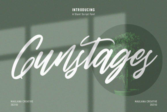 Gunstages Script: A Playful Typeface for Web Design