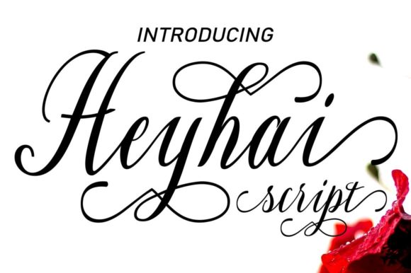 Heyhai Script: A Polished Typeface for Small Business Branding