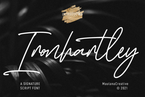 Ironhartley Script: A Premium Font for Campaigns