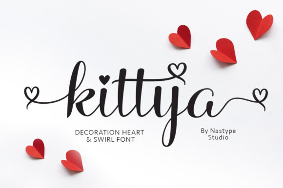 Kittya Script: A Premium Font for Makers