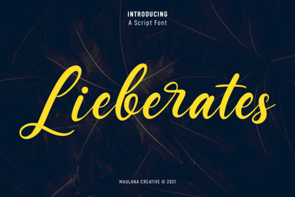 Lieberates Script: A Modern Typeface for Bold Campaigns
