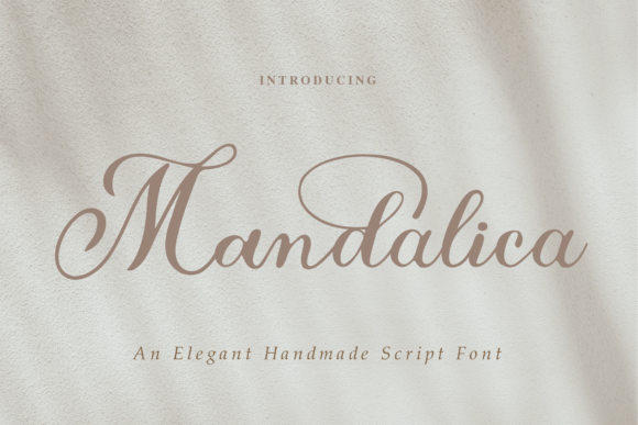 Mandalica Script: A Delicate Typeface for Editorial Elegance