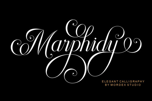 Marphidy Script: A Playful Typeface for Editorial Design