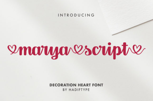 Marya Script: A Typeface for Elegant Editorial Design