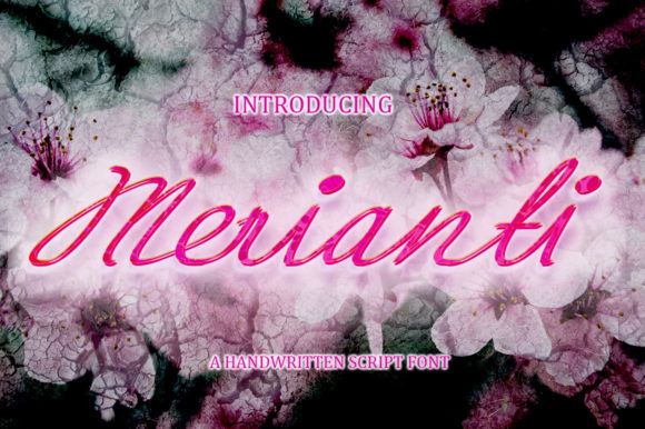 Merianti Script: A Handwritten Font for Makers
