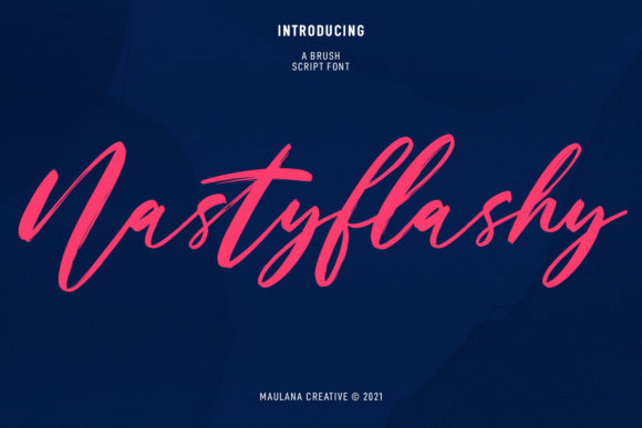 Nastyflashy Script: A Delicate Handwritten Font for Editorial Design