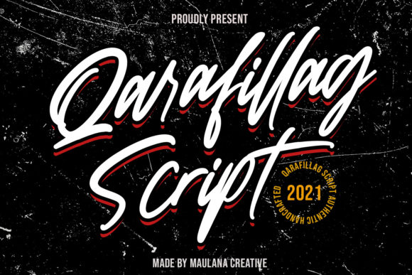 Qarafillag Script: A Bold Typeface for Modern Web Design