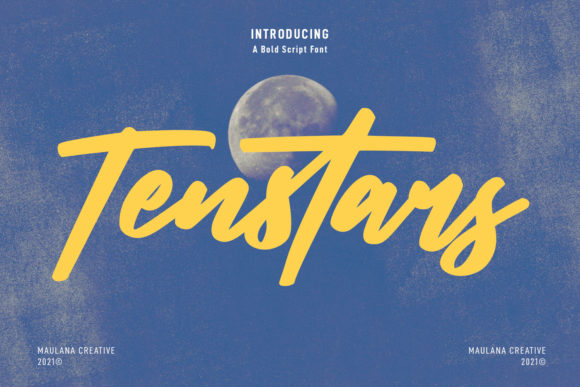 Tenstars Script: A Vintage Typeface for Modern Campaigns