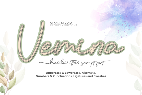 Vemina Script: A Handwritten Typeface for Editorial Design